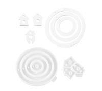 Anillos de Silicona para Resina - Anillos de Silicona Molde | Molde de suspensión Circular para el hogar, Molde de fundición de Resina, Molde de hogar para decoración del hogar, FA