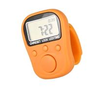 Anillos de silicona recargables, contador de dedos, pantalla LCD de 6 dígitos, 7 canales individuales para entrenamiento o conteo de producción, práctico dispositivo de conteo manual