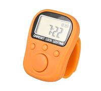 Anillos de silicona recargables Contador de dedos Pantalla LCD de 6 dígitos 7 canales individuales para entrenamiento o conteo de producción Contador de dedos electrónico recargable