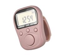 Anillos de silicona recargables, contador de dedos, pantalla LCD de 6 dígitos, 7 canales individuales para entrenamiento o conteo de producción, práctico dispositivo de conteo manual