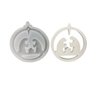 Anillos de silicona Sweet Home Moldes de yeso Nubes Casa Colgante Ornamento Decoración del Hogar Nube Casa Colgante Adorno Colgante de Silicona