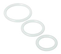 Anillos De Silicona Trinity - Transparentes