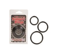 Anillos De Soporte De Silicona - Negros