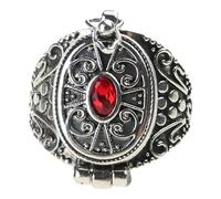 Anillos de tamaño ajustable que se pueden abrir con caja de Gawu nepalí, soporte para joyas, anillos de diamantes de imitación en relieve, accesorio elegante
