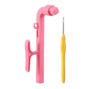 Anillos de tensión de ganchillo para crocheting - Guía ergonómica | de dedo para las mujeres señora principiante Craft Lover Hobby Art Project Stuffed Toy, ajustable Yarn Holder Swan Knitting