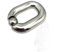 Anillos de testículos Colgante de peso de escroto Anillo de pene Anillo de testículo bellota Camilla de bola Peso de testículo CBT Bondage Eyaculación retardada Juguete sexual(L)