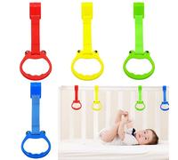 Anillos de tirón para Play Pen, Baby Pull Up Bar, 4 piezas Cartoon Baby Pull Up Handles, Muebles de guardería, juguetes para niños pequeños, accesorios de juegos para el año nuevo chino, día de San Va