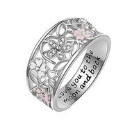 Anillos de uñas para mujer, diseño de cereza, anillo creativo para boda, anillo de heredera, 7#, Metal, Sin piedras preciosas