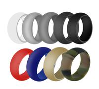 anillos deportivos unisex de silicona, 9 , 8, color surtido