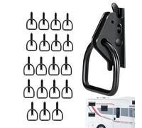 Anillos E Track D - 20 unidades de anclajes resistentes, 20 anillos E Track D | Heavy Duty Trailer Tie-Down Anchors and Accessories for Motorcycle, Bike, Truck, Boat, Ski, Paddle Board, Outdoor Sports