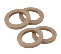 Anillos espaciadores de Montaje for subwoofer de Altavoz de Coche de Madera universales, Soporte Adaptador, Placa de Soporte, 2 Piezas, 4 Piezas(4Pcs 6.5Inch)