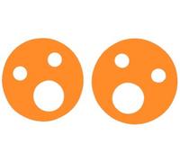 Anillos flotantes 160x38mm naranja