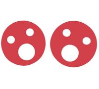 Anillos flotantes 160x38mm rojo