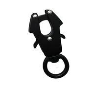 Anillos giratorios de 360 grados, aleaciones de zinc, durabilidad, bloqueo, resistente a la torsión, clip para correas de perro para estilo de vida activo, forma de ranas, clip giratorio para mascotas