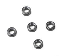 Anillos guía de cerámica para caña de pescar para aplicaciones de reparación, con conducción del calor y resistencia al desgaste, juego de 5 piezas (4#)