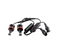 Anillos halo LED Para BMW 1 3 5 Series E60 E61 E70 E71 E90 E92 E93 2 Uds 12v H8 Libre De Errores 40W Bombillas LED Marcador Ojo Ángel Kit halos para faros(Blue)