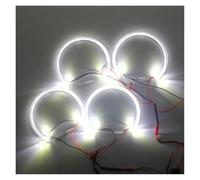 Anillos halo LED Para BMW E46 E39 E38 E36 SMD LED Angel Eyes Proyector Faro Ojo 4 * 131mm Anillos Ojos de ángel para coche(WHITE)
