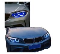 Anillos halo LED Para BMW F87 Para M2 F23 F22 LCI M240i 230i 218i 2018-2021 Completas LED Faro DRL Luz Diurna Ojo Ángel Amarillo Azul Rojo Kit halos para faros(Ice Blue)