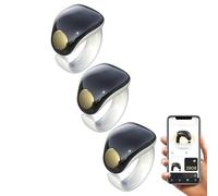 Anillos inteligentes para hombres, contador digital de anillos | Anillos de oración digitales inteligentes | Medidor de clics recargable para anillos de moda, contador de dedos impermeable