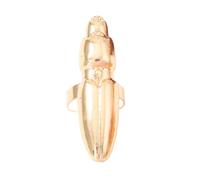 Anillos listos para presentar, tono dorado, ajuste abierto, joyería inspirada en criaturas, acento para estilo diario, vestimenta de fiesta, joyería de criaturas, ajuste abierto, tono dorado, traje de