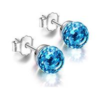 Anillos magnéticos adelgazantes para perder peso, relajación corporal, parche delgado, tachuelas, anillo de regalo, masaje para niñas, U8x4, joyería para mujer Hlth, 6 mm, Cristal Metal