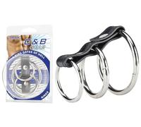 Anillos marca Blue Line C & B Gear Cockring 3 Metal Rings "Gates of Hell"