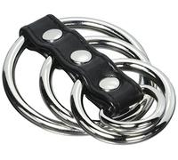 Anillos marca Blue Line C & B Gear Cockring 3 Rings Metal + Loop "Gates of Hell"