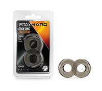 Anillos marca blush novelitis PIERŚCIEŃ STAY HARD COCK RING AND BALL STRAP BLACK