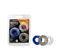 Anillos marca blush novelitis PIERŚCIEŃ STAY HARD TRIPLE STRETCH 3PACK COCKRINGS