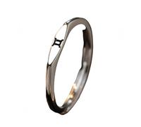 Anillos Mujer Plata Anillos De Plata Del Zodiaco 12 Para Mujeres Y Hombres Finos Apilables Con Constelaciones Astrológicas Ajustables Para El Pulgar Tallas 13-17 Joyería Regalos De Cumpleaños Ani