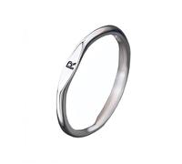 Anillos Mujer Plata Anillos De Plata Finos Apilables Con Iniciales Para Mujeres Y Hombres,Anillo Apilable Con Letras De Promesa De Boda,Banda Para El Pulgar Con Letra Mayúscula De Plata Ajustable,13