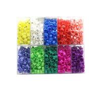 Anillos numerados for patas, anillos for de pájaros, 1000 Uds. Anillo for pie paloma, suministros entrenamiento for palomas, 10 colores, con Clip plástico for