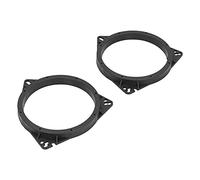 Anillos para Altavoces de Coche, Paquete de 2 Espaciadores de Altavoces ABS para Vehículos, Soportes de de Ajuste Directo para Mayor Claridad y Longevidad