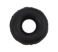 Anillos para aparejos de pesca de carpa, paquete de 100 conectores de junta tórica para gusanos de aparejo loco, aparejos de silicona negros (2#)