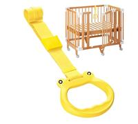 Anillos para gatear | Soporte para cuna de bebé con asas para levantar, mango ergonómico para practicar equilibrio, barandilla de ejercicios para el hogar, dormitorio, sala de estar