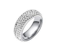Anillos para hombre plata azul boda Hip Ring Hop joyería femenina anillos de compromiso de acero para mujeres hombres anillos, 12, Metal, Sin piedras preciosas