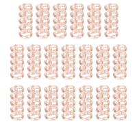 Anillos para libros de oficina, Carpeta de anillas, 100 unidades, 5, lomos encuadernación, plástico redondas for hojas sueltas, carpeta, material oficina(Pink)