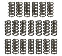 Anillos para libros de oficina, Carpeta de anillas, 100 unidades, 5, lomos encuadernación, plástico redondas for hojas sueltas, carpeta, material oficina(Black)