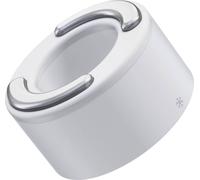 TheraFace PRO | Dispositivo 6 en 1 para el cuidado facial - Masaje con terapia percusiva - Microcorrientes - Luz LED roja y azul - De Therabody (Blanco - Anillos Frios y Callientes)