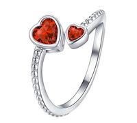 Anillos para niñas de 8 a 12 años, anillo giratorio de descompresión, regalo de cumpleaños para ella, anillo de doce piedras natales, anillo de apertura ajustable, talla única, Cobre, Sin piedras