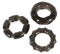 Anillos para pene ajustables color humo