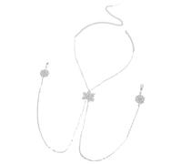 Anillos para pezón con collares de mariposa, anillos de pezón de imitación para mujer, diamantes de imitación