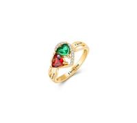 Anillos personalizados con piedras natales y nombre grabado anillos