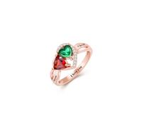 Anillos personalizados con piedras natales y nombre grabado anillos