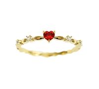 Anillos Personalizados Textura Europea y América Anillos Cerrados Día de San Valentín Avanzado Anillos de Dedo Confesión Pareja Filigrana Anillos para Mujer, 9, Plástico, Sin piedra preciosa