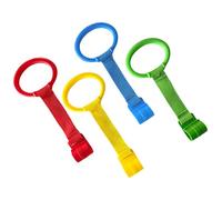 Anillos Pull -Up De Ploypen - Guía De Mango De Plopen De Juego Para Niños | Asistente de Ejercicios De Caminata para Niños, Culita Infantil Educativa para Niños Anillos Suspendidos para La F