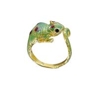 Anillos que alteran el color con cambios ambientales para trajes elegantes y personalizan las declaraciones de moda