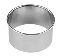Anillos redondos de cortador, cortador de - Moldes de anillo de rosquillas de acero inoxidable,Almohadilla de pasta profesional, suministros de artesanía de alimentos reutilizables para