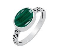 Anillos solitarios de piedras preciosas naturales para mujer, plata de ley 925, forma ovalada, hechos a mano, joyería ligera de moda, perfecta para aniversario de boda y ocasiones especiales, T, Plata
