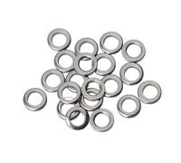 Anillos Split Sin Soldadura 20 para uds Anillos Split Sin Soldadura | para acero inoxidable 304, para resistencia , ideal agua para salada, diámetro 4mm, fuerza superior